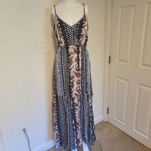 New look L rayon bohemian maxi dress